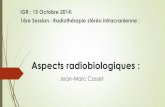 Radiothérapie stéréo intracranienne - Gustave Roussy · 1ère Session : Radiothérapie stéréo intracranienne : ... may have a significant impact on IMRT treatment outcome for