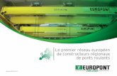 Le premier réseau européen de constructeurs régionaux de ... EUROPONT_24P_FR.pdf · répondre à toutes vos demandes de ponts roulants dans les plus brefs délais. > La sécurité