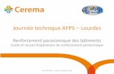 Journée technique AFPS – Lourdes · Chapitre 6 – Types de dommages – images et commentaires ... Calcul simplifié – exemple du bâtiment maçonnerie en annexe . L’analyse