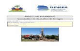 DIRECTIVE TECHNIQUE Conception et réalisation de … DIT3... · pompage projetée sur d’autres usagers de la ressource d’eau souterraine et sur l’environnement (débit d’étiage