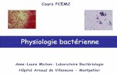 Anne-Laure Michon- Laboratoire Bactériologie Hôpital ...lqvds.free.fr/roneo/ressources/2e semestre/MB7/Physiologie... · PDF fileDénombrement après culture (bactéries viables)