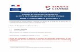 Fiche « informations générales - vendee.gouv.fr · guide pratique pour bien remplir un dossier de demande d'agrement Veiller à avoir télécharger le bon dossier et non le dossier