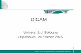 DICAM - Artes · DICAM •Depuis début 1900 a contribué a: –Création d’une culture pour le dessin économique et fiable des bâtiments –Création des norme italiennes (première