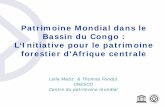 Patrimoine Mondial dans le Bassin du Congo : … Fondjo.… · ¾50%/20% des recettes d’exportation de RCA/Cameroun ... • Améliorer la gestion des ressources ... • Cartographie