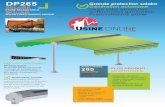 DP265 Grande protection solaire Génération autonome Store de Terrasse... · Photovoltaique panel - Protection de 25 m² - Alimentation autonome moteur (courant continu) avec batterie