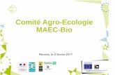 Soutien aux Investissements en Matériels Agro …draaf.bretagne.agriculture.gouv.fr/IMG/pdf/20170202_CAE_MAEC_CRB... · • Analyses de sol, bilan humique, enregistrement ... Maïs/SFP