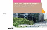 PwC Corporate Finance · PwC Corporate Finance Votre partenaire privilégié pour vos opérations de fusions-acquisitions 2016