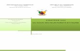 2013-2017 STRATEGIE 2020 *** -SECTEUR FORETS …faolex.fao.org/docs/pdf/Cmr146461.pdf · RÉPUBLIQUE DU CAMEROUN Paix – Travail ... (DSCE) ; des plans d’actions prioritaires des