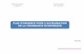 Plan d’Urgence pour l’accélération de la croissance au ... · PDF filePlan d’Urgence pour l’accélération de la croissance économique au Cameroun 2 I. CONTEXTE Au terme