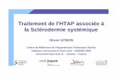 Traitement de l’HTAP associée à la Sclérodermie · PDF fileTraitement de l’HTAP associée à la Sclérodermie systémique Olivier SITBON Centre de Référence de l’Hypertension