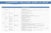 CLASSEMENT DES LIVRES DANS LA SALLE - …bu.univ-tln.fr/userfiles/file/Economie/ClassementEGMcotes.pdf · 070.5 Edition 070.57 Publications (y compris électroniques et sur le web)