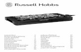 A B - Russell Hobbs · des personnes aux aptitudes physiques, ... • Cuisinez la viande, la volaille et les dérivés (viande hachée, hamburgers, etc.) jusqu’à ce que