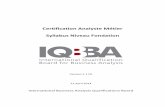 Certification Analyste Métier Syllabus Niveau Fondation · des livres ou autres écrits dérivés si les auteurs et l’IBAQB sont mentionnés comme la source et ... 8.2. Aptitudes