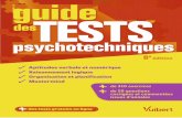 Guide des tests psychotechniques - Decitre.fr : Livres ... · Aptitudes verbale et numérique ... Tests dérivés des mathématiques