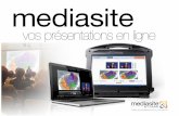 vos présentations en ligne - COMM-TECinfosys.comm-tec.de/media/files/Mediasite/Mediasite_pp01f.pdf · avec sondages, QCM &, ... présentations multimédias de haute qualité - ne