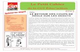 Le Petit Cahier - Acceuil CGT Educ'action Poitierscgt.educ.poitiers.pagesperso-orange.fr/wa_files/Le_20Petit_20... · François-Xavier DURAND, Malika GAUDEL, Jean GRIMAL, Yvon GUESNIER,