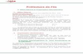 Préfecture de Fès - fesmeknesinvest.mafesmeknesinvest.ma/sites/default/files/Préfecture de Fès.pdf · Royaume du Maroc, délimitée : ... Source : Ministère de la santé, carte