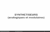 SYNTHETISEURS (analogiques et modulaires)omf.paris-sorbonne.fr/AUX/d-TXT/L3-XX-COURS 4.pdf · Pierre Boulez, Répons La 4X effectue différents types d'opérations : -Transformation