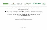 ETUDE DONNEES DE BASE DES ... - imfli.com · Activité de Recherche : Etude Données de Base des Légumineuses Alimentaires Au Maroc: Analyse de l’offre Coûts de Production et
