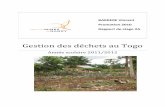 BARRERE Vincent Promotion 2010 Rapport de stage 2A de stage, Vincent... · Rapport de stage 2A Gestion des déchets au Togo ... bibliothéconomie, secrétariat, eau et assainissement,