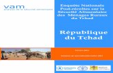 République du Tchad - documents.wfp.org · PNSA : Programme National De Sécurité Alimentaire ... Pourquoi une enquête sur la sécurité alimentaire au Tchad ? Le Tchad est un