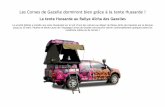 Les Cornes de Gazelle dormiront bien grâce à la tente ... · La société NaïtUp a installé une tente Hussarde® sur le toit d’une des voitures au départ du Rallye Aïcha des