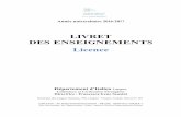 LIVRET DES ENSEIGNEMENTS Licence - gof.unice.frgof.unice.fr/files/documents/formations/telechargements/HLLL12127... · Département d’Italien Langue, Littérature et Civilisation