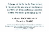 Conflits et transactions sociales entre modèles ... · - La pauvreté « relative »: ’est un rapport soial et il y aura ... (Bourdieu, 1994). - Un lieu de convergences, pour créer