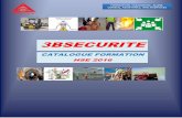 3BSECURITE3b-securite.com/catalogue-formation-3b-securite.pdf · en Exploitation – Production et dans divers secteurs d’activité au Maroc. Il est structuré en 3 familles SECURITE
