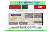 9-MAGHREBOPHILA-MARS 2015 - 150dpi - philafrica.be · Carte interzone de France au type Iris ayant eu cours au Maghreb (une griffe de surtaxe avion payée) était en usage dans les