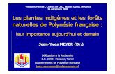 Les plantes indigènes et les forêts naturelles de ... · (MAROUF, 2000, Dictionnaire de ... •Invasions par des plantes introduites ... plantes comestibles, plantes médicinales