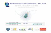 Plateforme d’Analyse et de Caractérisation – P.A.C. …fed-chimiebalard.cnrs.fr/IMG/pdf/_Presentation_A_quoi_sert_MS_-2.pdf · Plateforme d’Analyse et de Caractérisation –