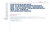 Le BO 73 N°4 PROGRAMME DE L’ENSEIGNEMENT …national.udppc.asso.fr/attachments/programme_terminale_S_TCSp.pdf · le b.o. 73 n°4 30 aoÛt 2001 p rogrammes des lycÉes a. du 20-7-2001.