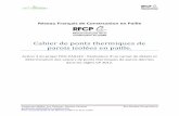 Cahier de ponts thermiques de parois isolées en paille.rfcp.fr/wp-content/uploads/fichiers/Cahier-des-valeurs-de-ponts... · Action 3 du projet PRO-PAILLE2 : Réalisation d’un