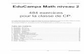 484 exercices pour la classe de CP. - app.educampa.frapp.educampa.fr/m123_exercices_cp.pdf · L'enfant doit faire glisser les numéros sur les wagons du petit train qui circule de