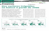 Des surfaces irrigables en baisse à partir de 2000agreste.agriculture.gouv.fr/IMG/pdf/primeur292.pdf · pour l’irrigation marquent un recul. La surface des terres irriga-bles diminue
