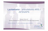 Lactariums : articulations ARS / AFSSAPS - Accueil - … · – Délais maximum du traitement des demandes = 2 mois ... Gestion des Non-Conformités Réunions de ... Exemple de logigramme