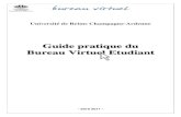 Guide pratique du Bureau Virtuel Etudiantsebastien.menoux.free.fr/urca/LLCE_LEA/PPP/seance1/... · Cette procédure vous permet également d'accéder au réseau wifi de l'université.
