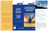 CAMPAGNE DE - Portage · CAMPAGNE DE FINANCEMENT 2016-2017 Lorsque la drogue ou ... gérer les difficultés et les joies de la vie courante : oui les joies, car le bonheur est aussi