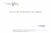 Cours de Traitement du Signal - asi.inp.free.frasi.inp.free.fr/ASI2A-P02-2010-2011/Traitement du signal/Traitement... · PDF fileCours de Traitement du Signal Page 5 sur 49 PREAMBULE