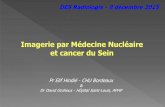 Imagerie par Médecine Nucléaire et cancer du Sein · du ganglion sentinelle dans les tumeurs de la sphère ORL, le cancer du col utérin, le mélanome, etc.. L’intérêt pour
