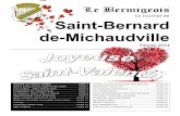 Le Journal de Saint-Bernard de-Michaudville Bermigeois Fevrier 2014... · Michaudville informe le ministère des Transports de l’utilisation des compensations visant l’entretien