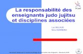 La responsabilité des enseignants judo jujitsu et ... · Conditions d’imputabilité de la faute à l’auteur de l’infraction: ... – Le défaut de déclaration de son activité
