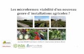 Les microfermes: viabilité d’un nouveau genre d ...gabb32.org/.../2017/07/Presentation_microfermes_Kevin_Morel.pdf · Le jardinier-maraîcher : Manuel d’agriculture biologique