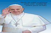Texte du pape François pour une veillée de prière pour …media.cathocambrai.com/683103.pdf · ce que j’ai tout ce que je possède C’est Toi qui m’as tout donné, à Toi,