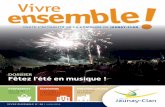 DOSSIER Fêtez l'été en musique - jaunay-marigny.fr · et promouvoir l’expression artistique des jeunes > erLe 1 Marché des Saveurs, en clôture des Soirées de l’été (en
