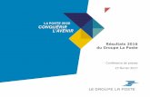 Résultats annuels 2016 du Groupe La Postelegroupe.laposte.fr/content/download/28264/217238/version/1/file/... · 2013 20142014 2015 2016 Taux de change 2 / ... o Examen théorique