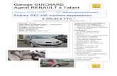 Garage GUICHARD Agent RENAULT à Talant · Extérieur et Châssis - rétroviseurs électriques - attache remorque récente : de 12/2013 Intérieur - 4 vitres électriques - Boite