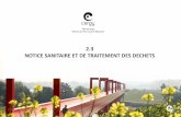 2.3 NOTICE SANITAIRE ET DE TRAITEMENT DES … · à l’usine de Saint-Martin-la-Garenne, pour 13 % : une eau de suface, puisée dans l’Oise et taitée à l’usine de Méy -sur-Oise