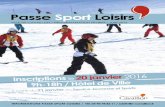 Passe Sport Loisirs - cavaillon.com · VILLE DE CAVAILLON / PROGRAMMATION FÉVRIER - JUIN 2016 Passe Sport Loisirs Inscriptions le 20 janvier 2016 À partir du 21 janvier au Service